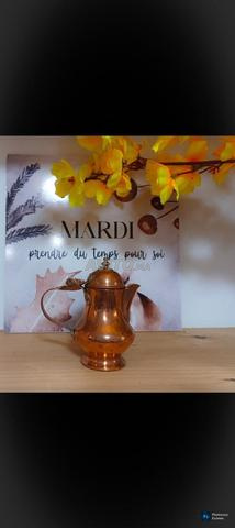 5 Ibriq en cuivre rouge du bon vieux temps