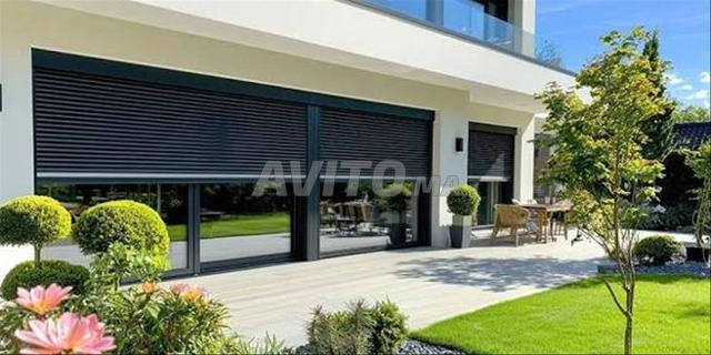 Menuiserie aluminium volets roulants électriques