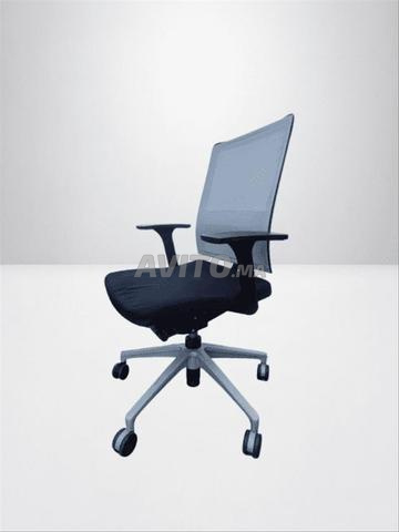 Chaise a roulette Sedus open mind bi color gris