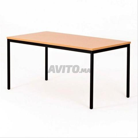 Bureau semi-métallique/chaise/table