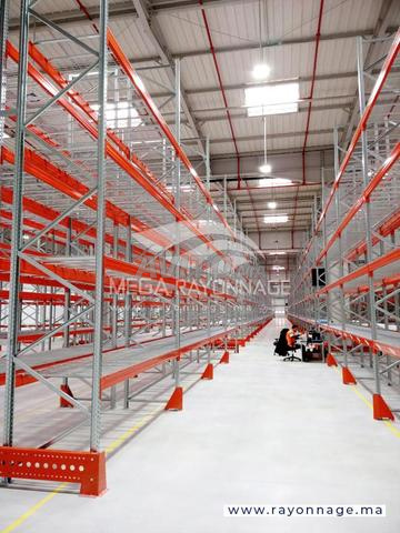 Rack à palettes métallique – Montage sur site