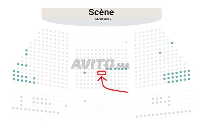 2 Billets VIP Amine Radi La Suivette Rabat 8 Mars