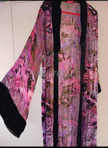 Abaya chic en velours fait main