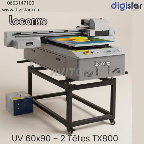 Imprimante UV à Plat LocorPro 60×90 TX800 -2 Têtes