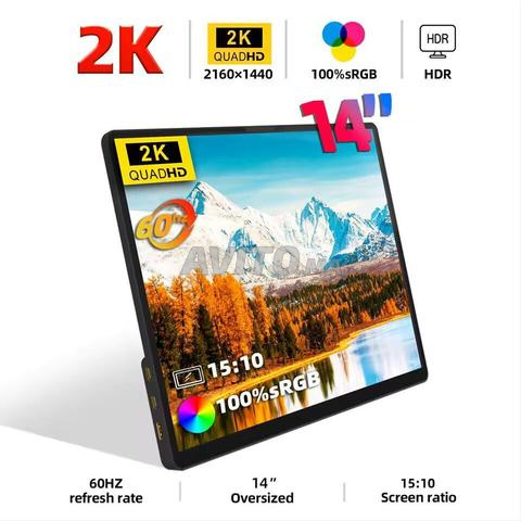 Moniteur Portable 14 ZSUS QHD 2160*1440 Gaming IPS