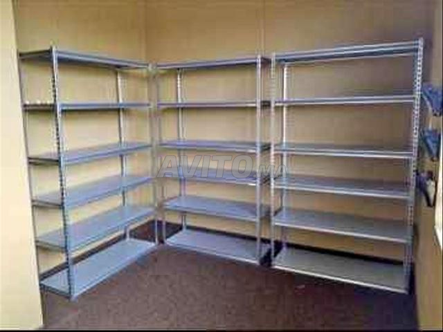 Rayonnage métallique standard et sur mesure dispo