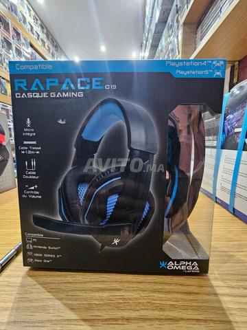 Casque Gaming Alpha Omega Players Rapace C19 Bleu