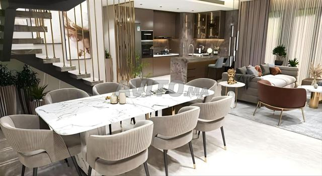 دوبلكس في الطابق الأرضي بمساحة 47 متر مربع للبيع - مسبح على السطح