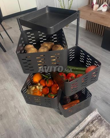 Organisateur à 5 étages pour l'organisation des légumes, des fruits et des articles de cuisine - 2