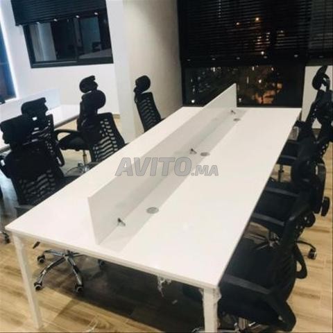 Bureau Open Space Marguerite MULTI Postes en MDF