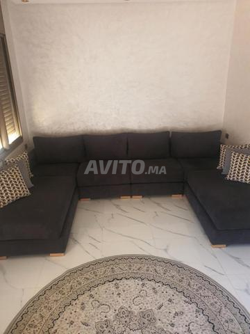 Canapé neuf tissus gris