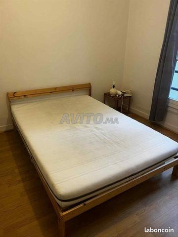 سرير ومرتبة ايكيا لشخصين