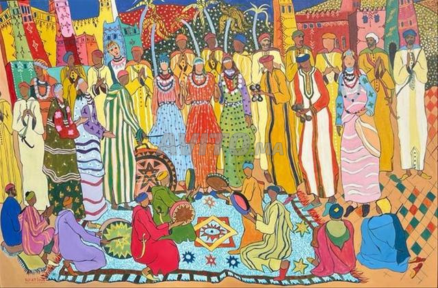 Tableau Dahriz Fatima 149 x 99 Cm