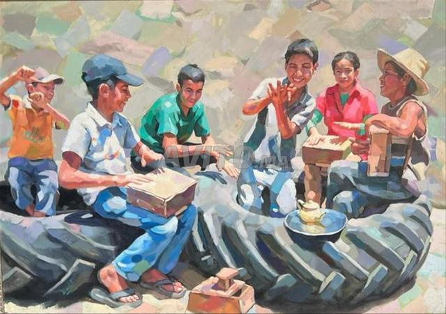 Tableau Darif Idriss 131 x 93 Cm