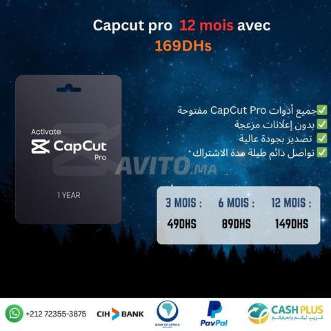 Capcut Pro 12 mois