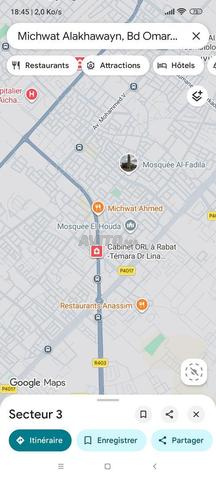 Appartement à louer à Temara, quartier Al Abadi, premier étage