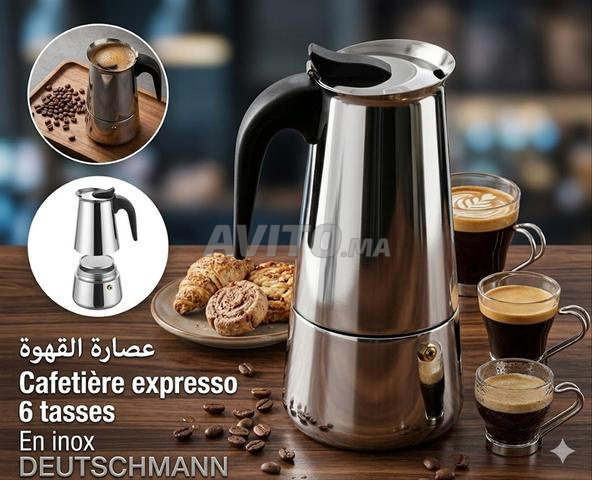 Extracteur de café 6 tasses - Inox ☕