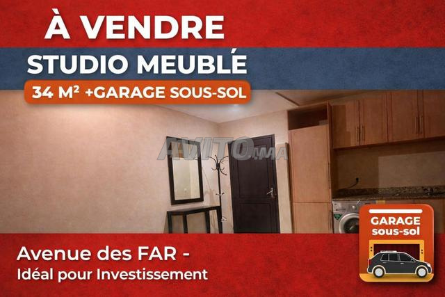 🏡 للبيع - استوديو مفروش 34 متر مربع في أكادير