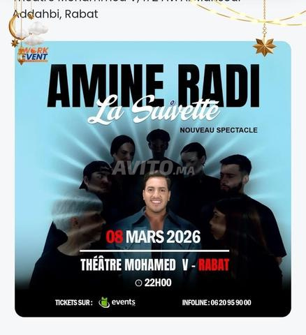 Ticket de Amine Radi