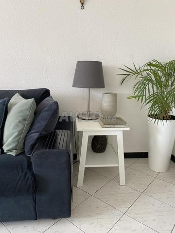 Pied de lampe et abat-jour