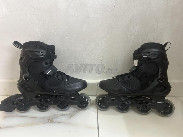 أوكسيلو حذاء تزلج للياقة البدنية للكبار FIT100 أسود فضي