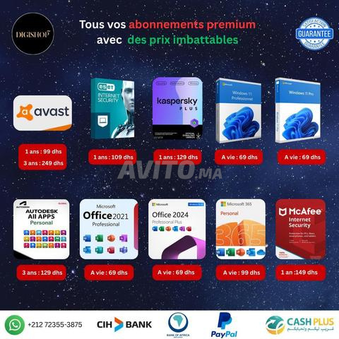 مفاتيح Avast,ESET,windows,Microsoft Office,McAfee