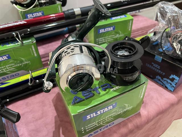 قصبة صيد مع بكرة في الدار البيضاء