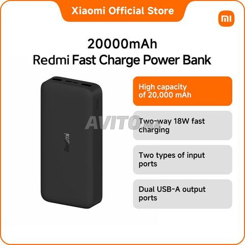 Power bank redmi 20000 mAh 18W charge rapide