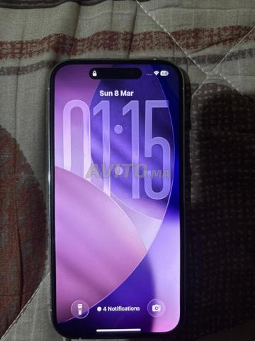 14 برو، بطارية مغير، النقطة مكسورة 256 جيجابايت أبيض