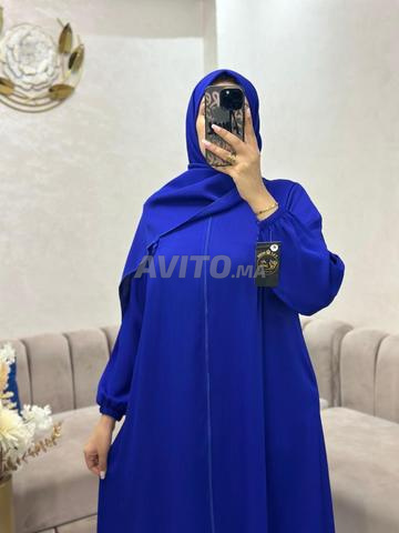 Abaya avec chaîne, châle magnifique avec poche