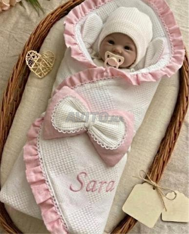 Couverture bébé personnalisée - هديّة مولود جديدة - 2
