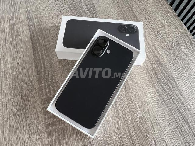 NEUVE IPHONE 16 PLUS NOIR 128GB / LBI3 FMA7AL