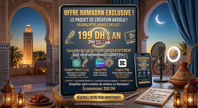 ChatGPT Pro 5.2 سنة واحدة / مع Canva Pro مجانًا