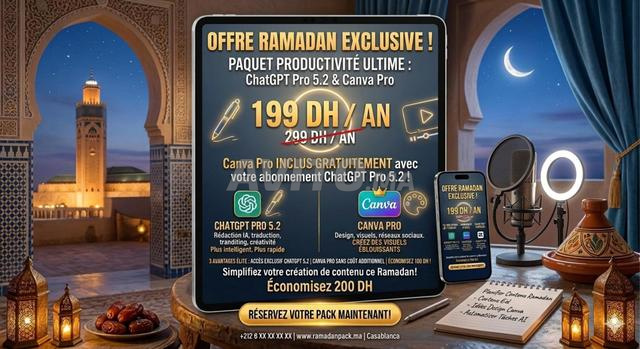 ChatGPT Pro 5.2 / Canva Pro Free Offre Limitée