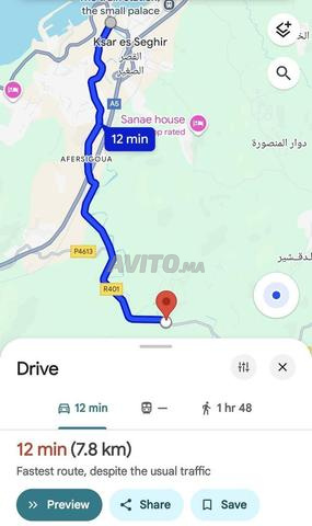 🏡 Terrain à vendre à Ksar Sghir - Zone Farsioua 🏞️