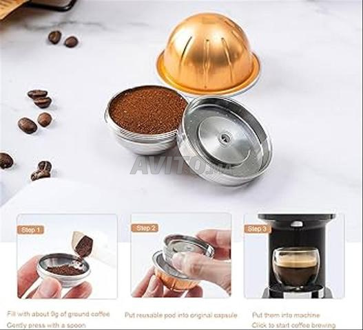 كبسولة INOX قابلة لإعادة الشحن Nespresso VERTUO POP