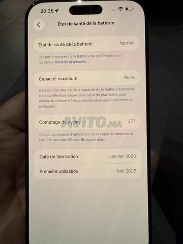 iPhone 16 Pro Max 256, état impeccable batterie 95