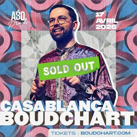 j'ai 3 billets boudchart 17 avril Casa