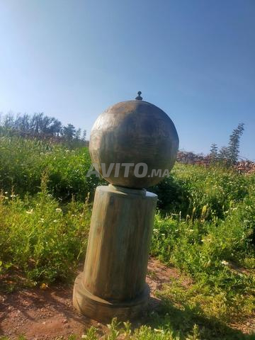 قطعة ديكور خشبية صلبة - صناعة يدوية