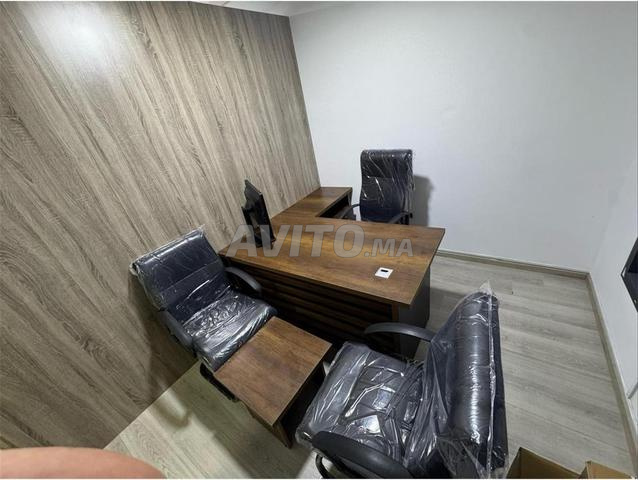 مكتب من الخشب مع وحدة أدراج متنقلة احترافية Iutub