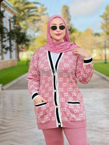 أنسومبل بأفخم أنواع الثوب ثوب لولان مطروز - 2