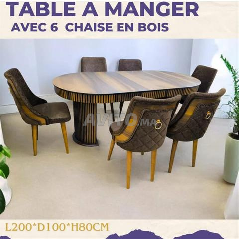 غرفة طعام 6 كراسي خشب