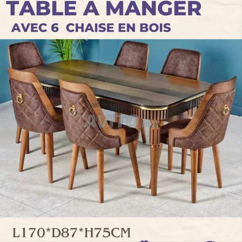 غرفة طعام 6 كراسي خشب