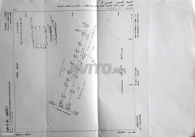 Terrain titré sur pied de mer zone Essaouira