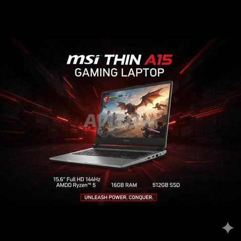 حاسوب محمول للألعاب MSI thin a15 b7vf