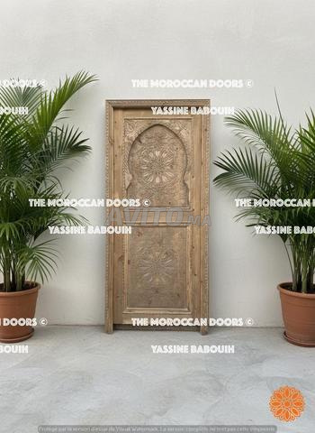 باب خشب ملكي للغرف والصالونات جاهز بالتركيب