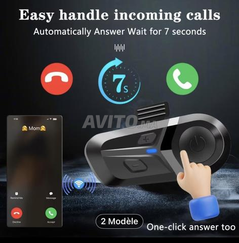 سماعة أذن لاسلكية لخوذات الدراجات النارية - 2