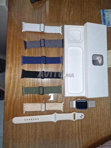 ساعة Apple Watch Serie 9 41mm وأساور (جديدة)