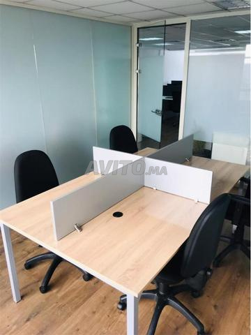 Fabrication de bureaux multipostes 2 3 4 positions