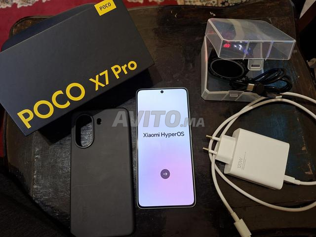 Poco x7 Pro 8GB/256GB وشاحن ومبرد